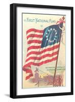 First National Flag-null-Framed Art Print