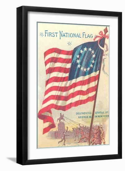 First National Flag-null-Framed Art Print