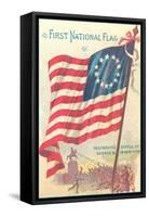 First National Flag-null-Framed Stretched Canvas