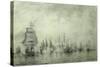 First Naval Battle. Naum Senyavin, 1865-1866-Alexei Petrovich Bogolyubov-Stretched Canvas