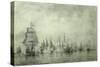 First Naval Battle. Naum Senyavin, 1865-1866-Alexei Petrovich Bogolyubov-Stretched Canvas