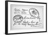 First News of Abraham Lincoln's Election to President, 1860-null-Framed Giclee Print
