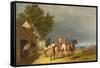 First News of the Battle of Lexington, 1847-William Tylee Ranney-Framed Stretched Canvas