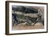 First Out of a Double Play-Lance Richbourg-Framed Giclee Print