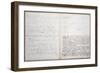 First Page of a Letter Written by Leibniz on His Admission to the 'Academie Des Sciences' in Paris-Gottfried Wilhelm Leibniz-Framed Giclee Print