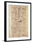 First Page of Brazilian Constitution, 1824, Brazil-null-Framed Giclee Print