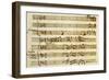 First Page of Cantata for Holy Christmas-Alessandro Stradella-Framed Premium Giclee Print