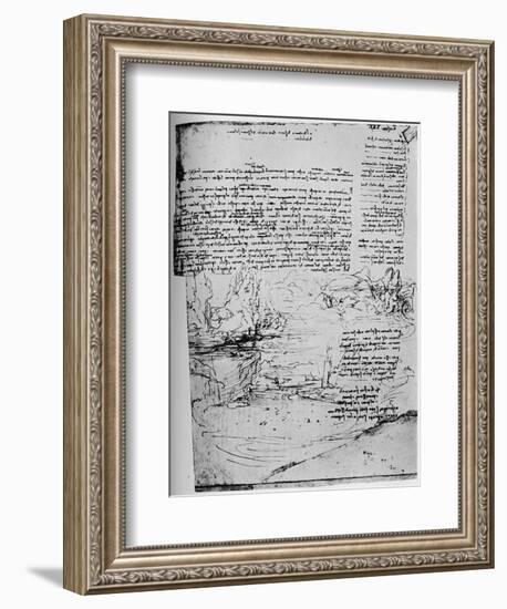 'First Page of 'The Armenian' Letters', 1928-Leonardo Da Vinci-Framed Giclee Print