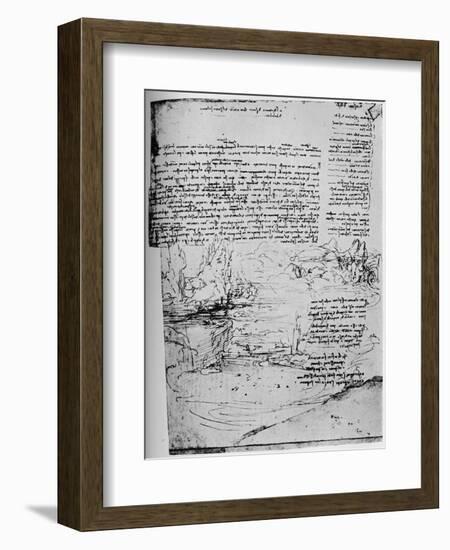 'First Page of 'The Armenian' Letters', 1928-Leonardo Da Vinci-Framed Giclee Print