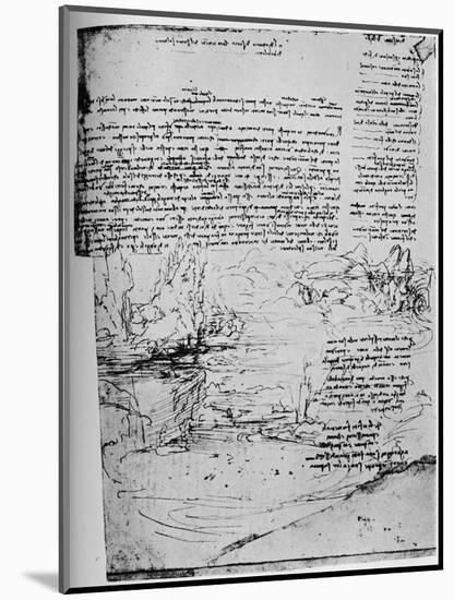 'First Page of 'The Armenian' Letters', 1928-Leonardo Da Vinci-Mounted Giclee Print