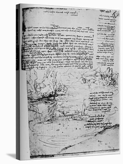 'First Page of 'The Armenian' Letters', 1928-Leonardo Da Vinci-Stretched Canvas