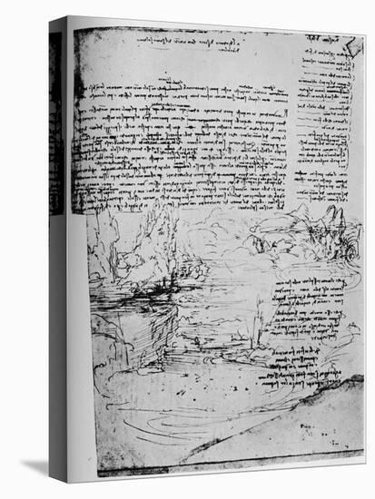 'First Page of 'The Armenian' Letters', 1928-Leonardo Da Vinci-Stretched Canvas