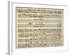 First Page of the Sheet Music of Il Trespolo Tutore-null-Framed Giclee Print