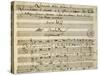 First Page of the Sheet Music of Il Trespolo Tutore-null-Stretched Canvas