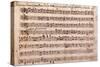 First Page of the Sheet Music of the Oratorio of Saint John the Baptist-Alessandro Stradella-Stretched Canvas