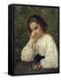 First Pain, 1863-Silvestro Lega-Framed Stretched Canvas