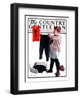 "First Pair of Long Pants," Country Gentleman Cover, October 6, 1923-Angus MacDonall-Framed Giclee Print