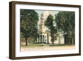 First Parish Church, Concord-null-Framed Art Print
