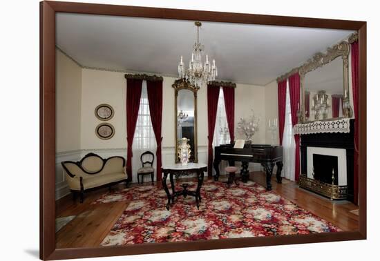 First Parlor In The First White House Of The Confederacy, Montgomery, Alabama-Carol Highsmith-Framed Art Print