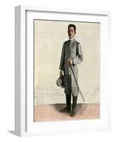 First President of the Philippines Emilio Aguinaldo, Circa 1898-null-Framed Giclee Print