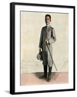 First President of the Philippines Emilio Aguinaldo, Circa 1898-null-Framed Giclee Print