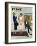 "First Prom Dress" Saturday Evening Post Cover, April 18, 1959-Kurt Ard-Framed Giclee Print