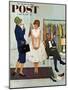 "First Prom Dress" Saturday Evening Post Cover, April 18, 1959-Kurt Ard-Mounted Premium Giclee Print