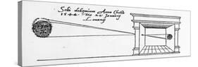 First Published Illustration of a Camera Obscura Observing a Solar Eclipse in January 1544-null-Stretched Canvas