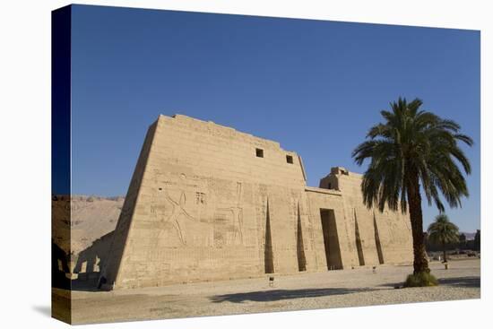 First Pylon, Medinet Habu (Mortuary Temple of Ramses Iii), West Bank-Richard Maschmeyer-Stretched Canvas