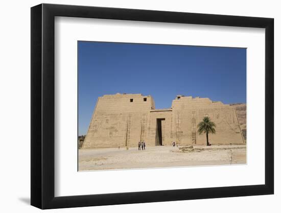 First Pylon, Medinet Habu (Mortuary Temple of Ramses Iii), West Bank-Richard Maschmeyer-Framed Photographic Print