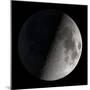 First Quarter Moon-Stocktrek Images-Mounted Photographic Print