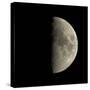 First Quarter Moon-Eckhard Slawik-Stretched Canvas