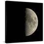 First Quarter Moon-Eckhard Slawik-Stretched Canvas