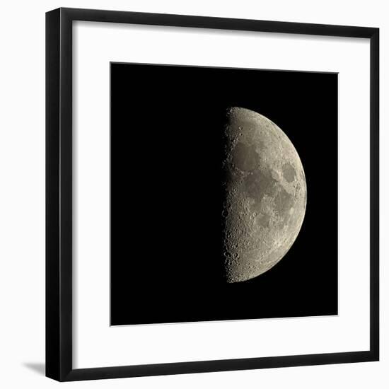 First Quarter Moon-Eckhard Slawik-Framed Premium Photographic Print