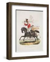 First Regiment of Life Guards, New Uniform, Engraved by Joseph Constantine Stadler, 1815-Charles Hamilton Smith-Framed Giclee Print