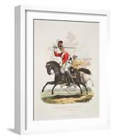 First Regiment of Life Guards, New Uniform, Engraved by Joseph Constantine Stadler, 1815-Charles Hamilton Smith-Framed Giclee Print