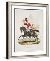 First Regiment of Life Guards, New Uniform, Engraved by Joseph Constantine Stadler, 1815-Charles Hamilton Smith-Framed Giclee Print