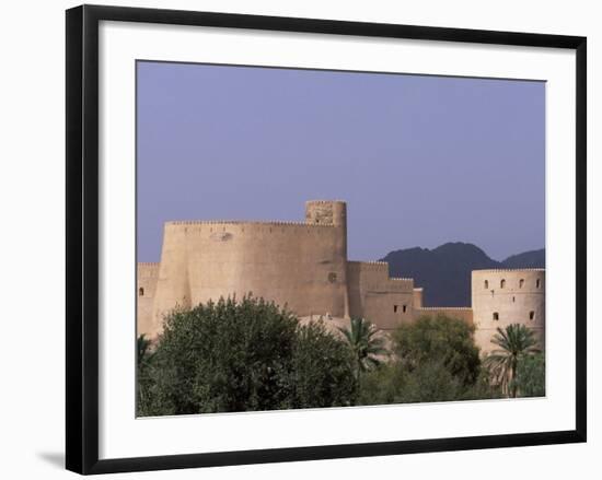 First Rustaq Fort Was Built by the Persians in the Pre-Islamic Period, Oman-John Warburton-lee-Framed Photographic Print