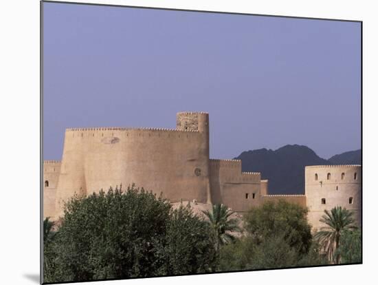 First Rustaq Fort Was Built by the Persians in the Pre-Islamic Period, Oman-John Warburton-lee-Mounted Photographic Print