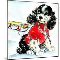 First Snow - Jack & Jill-Allan Eitzen-Mounted Giclee Print