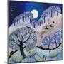 First Snow Surrey Hills-Lisa Graa Jensen-Mounted Premium Giclee Print