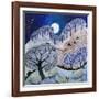 First Snow Surrey Hills-Lisa Graa Jensen-Framed Giclee Print