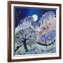 First Snow Surrey Hills-Lisa Graa Jensen-Framed Giclee Print