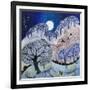 First Snow Surrey Hills-Lisa Graa Jensen-Framed Giclee Print