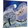 First Snow Surrey Hills-Lisa Graa Jensen-Mounted Giclee Print