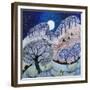 First Snow Surrey Hills-Lisa Graa Jensen-Framed Giclee Print