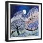 First Snow Surrey Hills-Lisa Graa Jensen-Framed Giclee Print