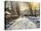 First Snow-Peder Mork Monsted-Stretched Canvas