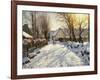 First Snow-Peder Mork Monsted-Framed Giclee Print