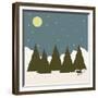 First Snowfall-Tammy Kushnir-Framed Giclee Print